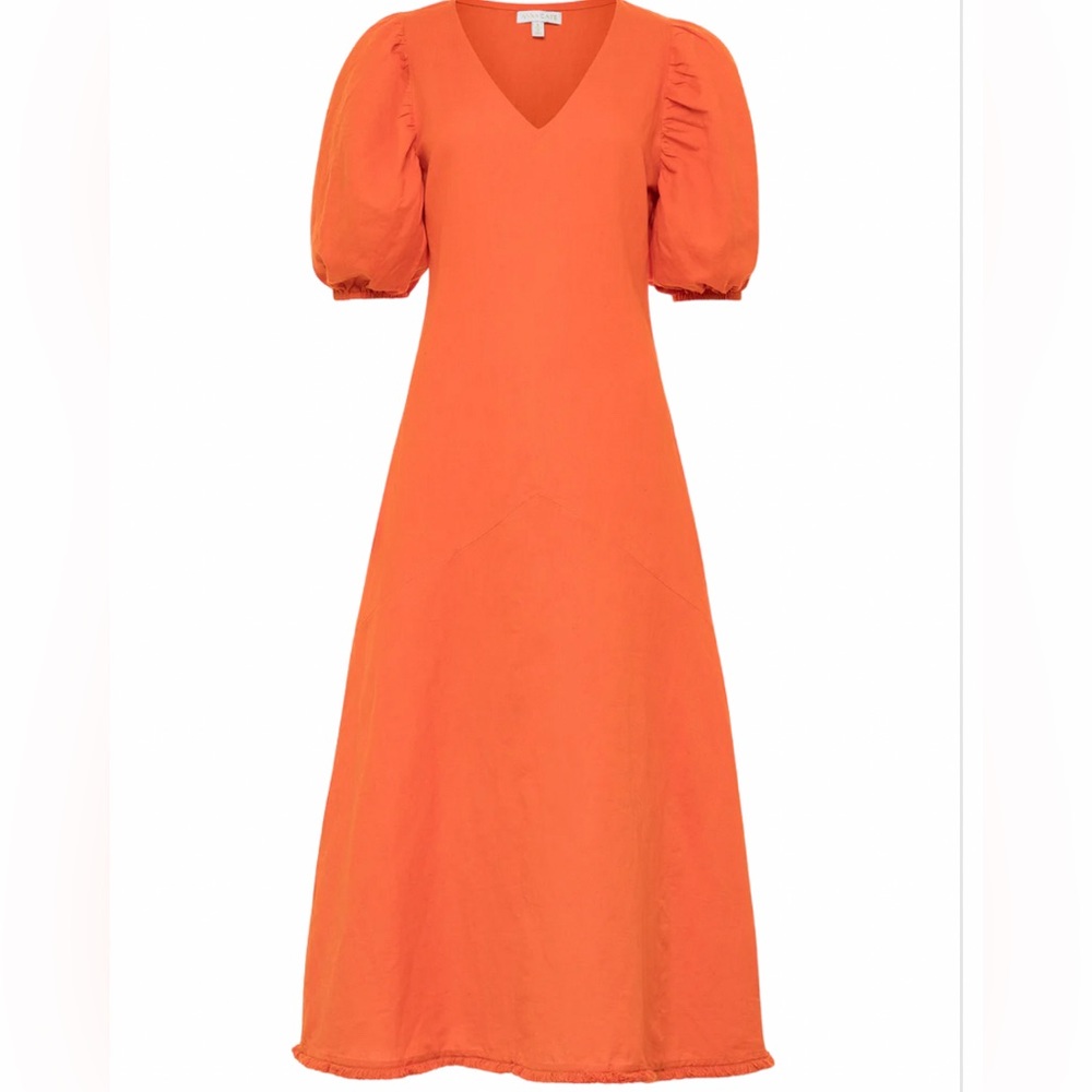 Anna Cate Dress, Orange, Small, NWT